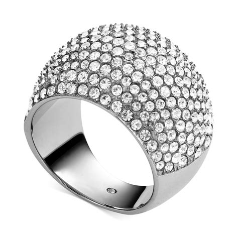 Michael Kors Pavé Crystal Dome Ring 